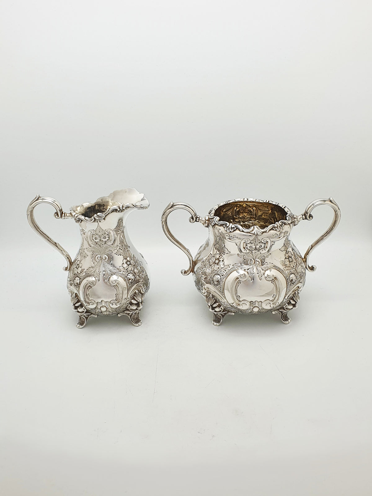 Antique Victorian Silver Plated Four Piece Tea and Coffee Service – circa 1870