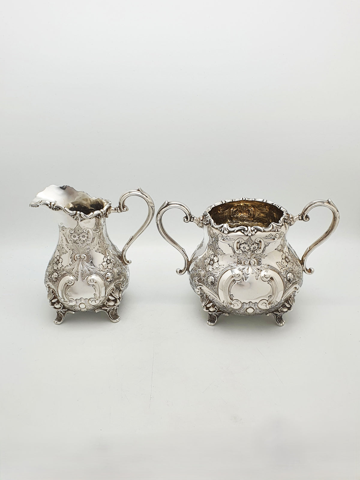 Antique Victorian Silver Plated Four Piece Tea and Coffee Service – circa 1870