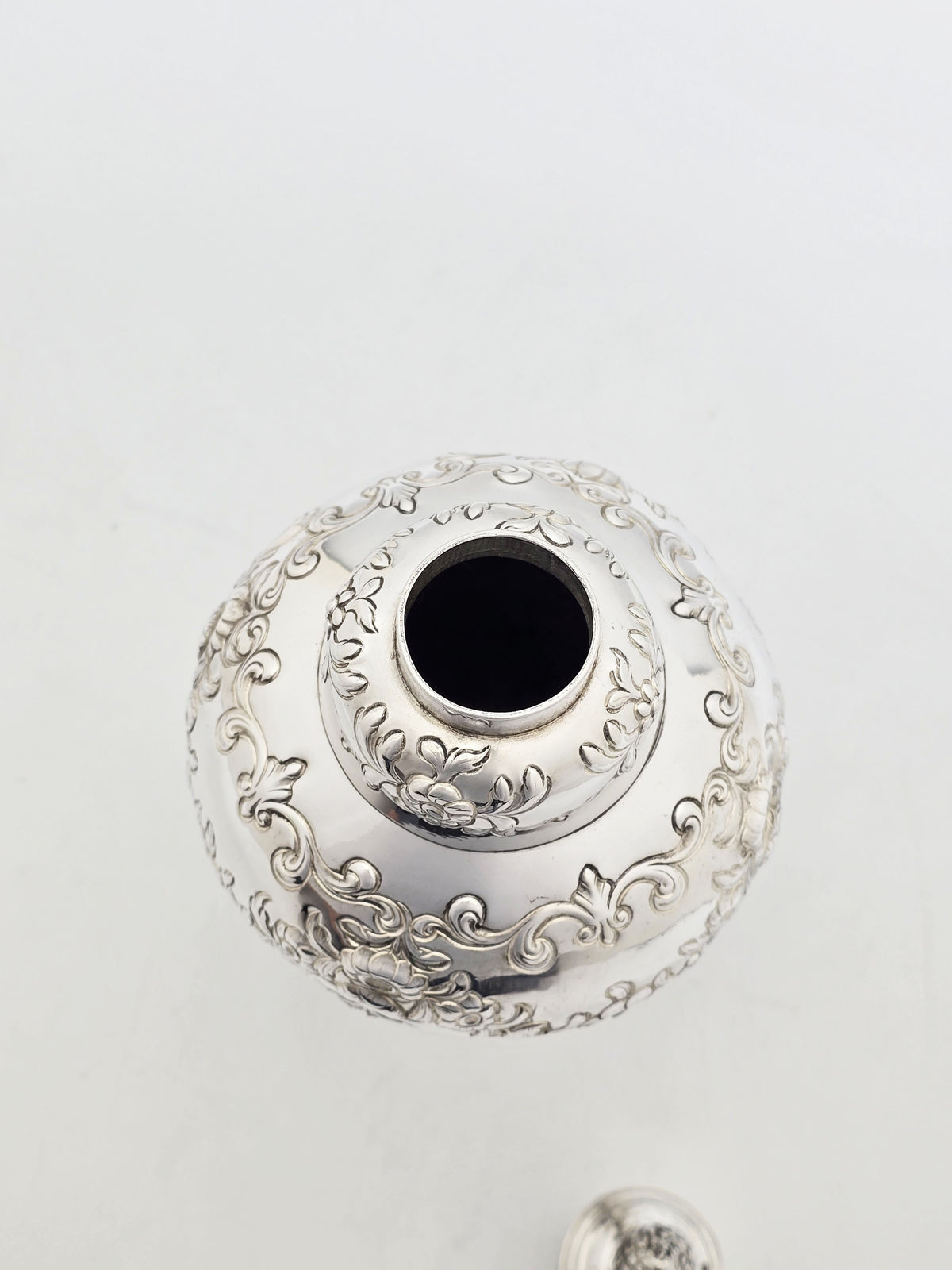 Antique Victorian Silver Plated Lidded Urn Tea Caddy – circa 1890