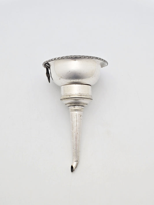 Antique Edwardian Silver Plated Wine Funnel with Strainer – circa 1905
