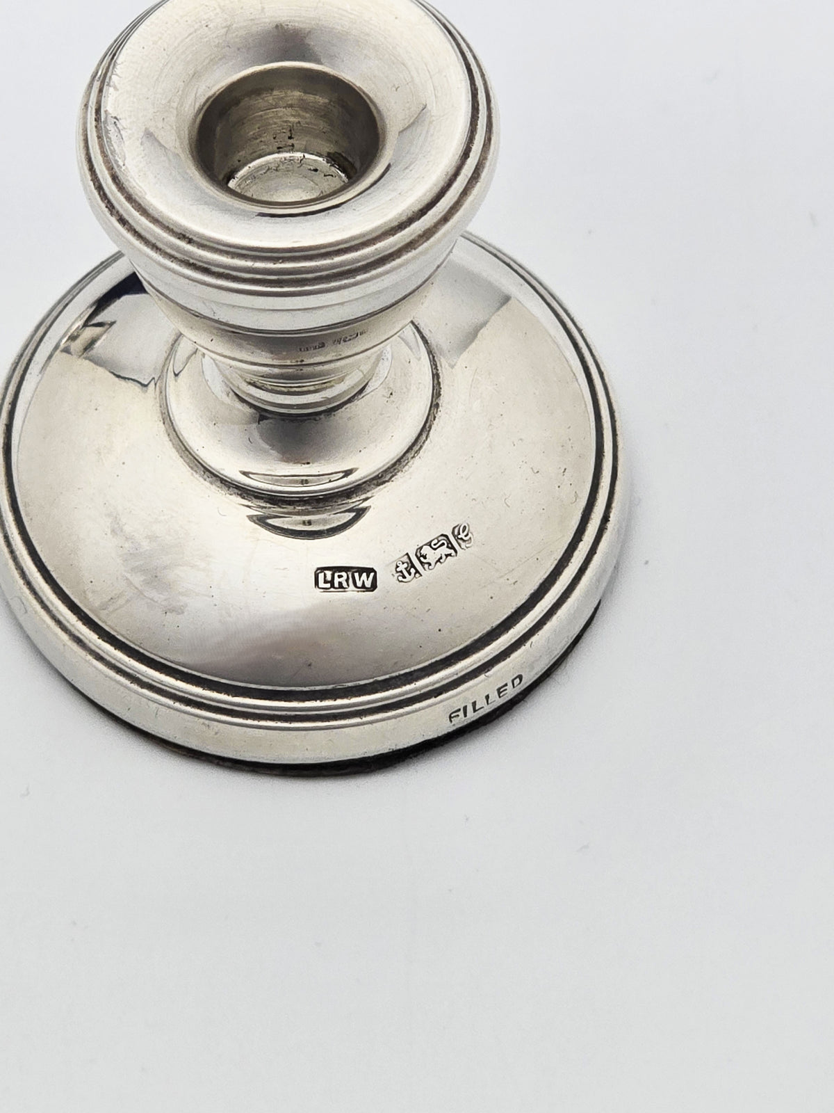Vintage Sterling Silver Mini Candlesticks Birmingham 1981