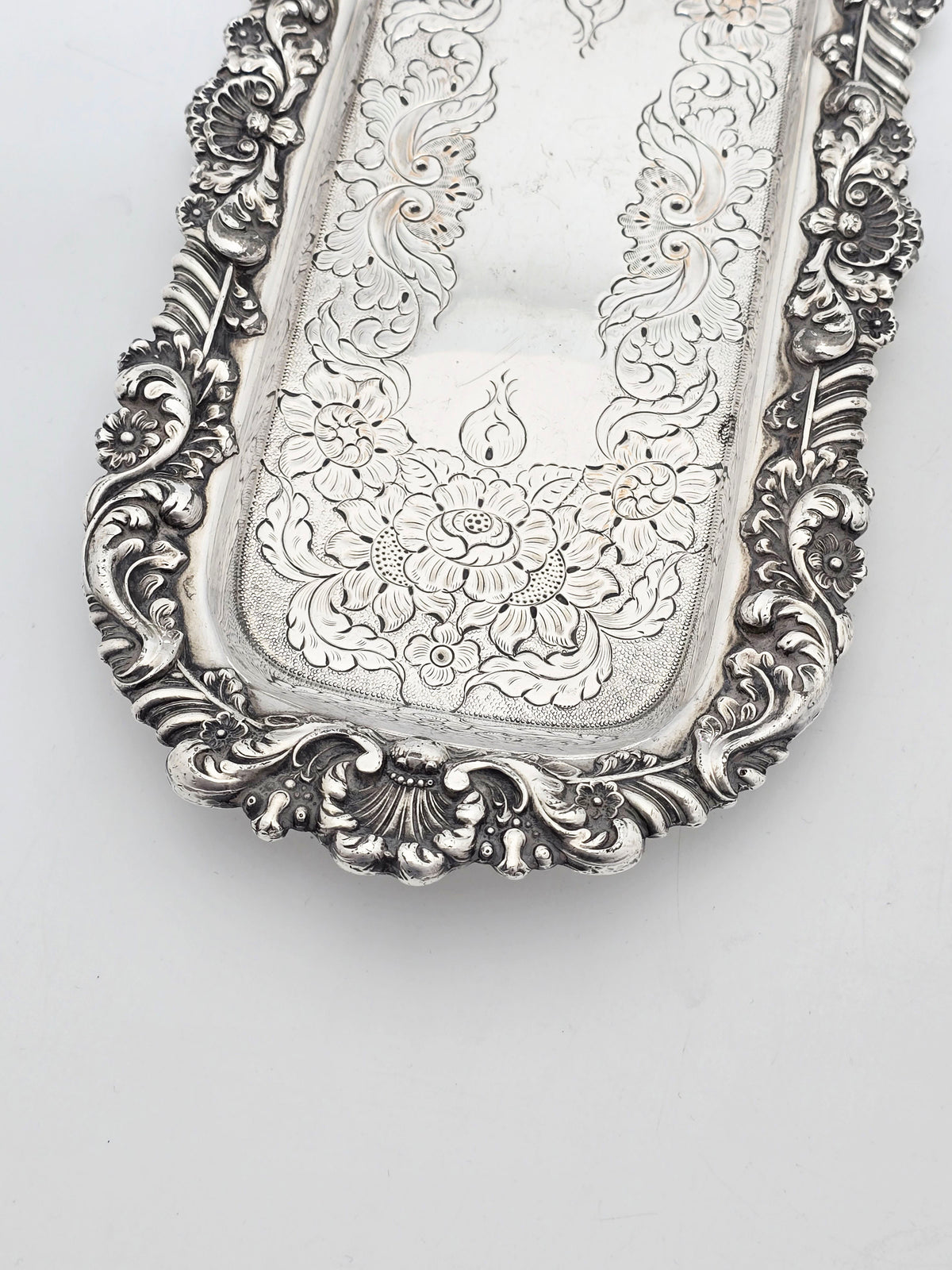 Antique Victorian Silver Plated Candle Snuffer Set circa 1890