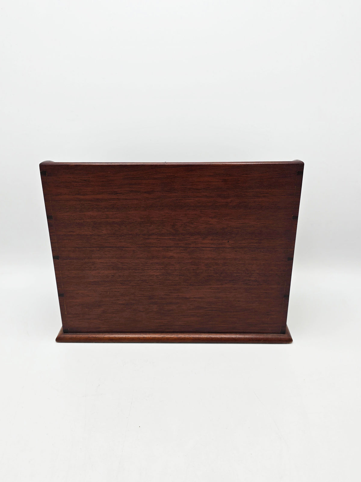 Antique Edwardian Mahogany Inlaid Desk Tidy circa 1905