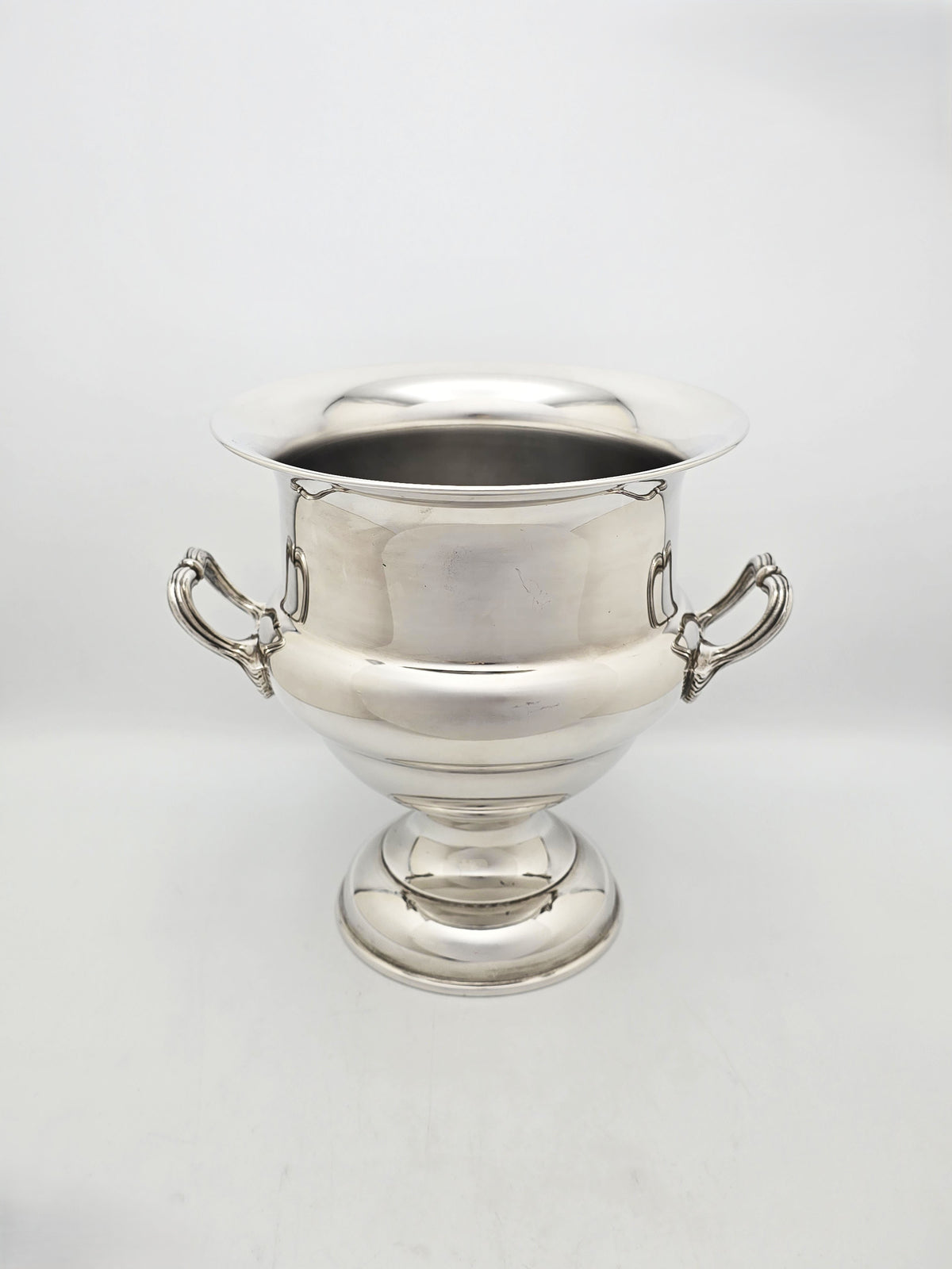 Antique Silver Plated Twin Handled Wine Cooler circa 1920