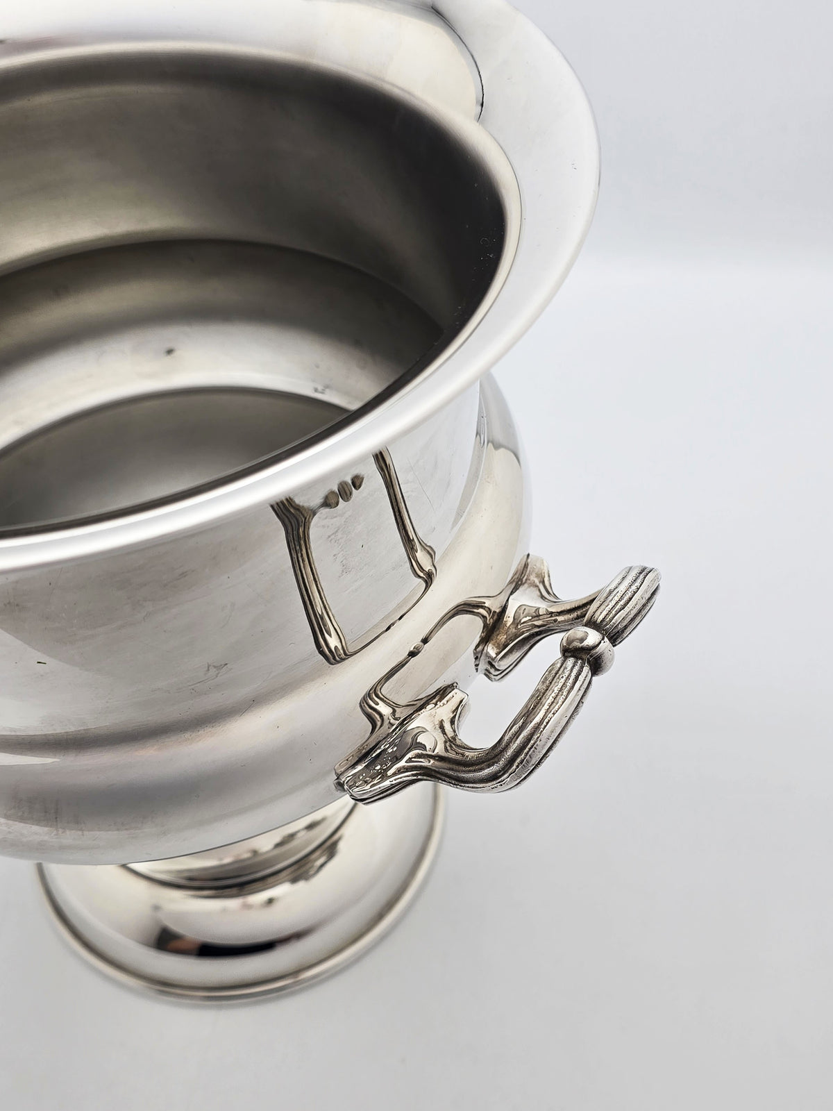 Antique Silver Plated Twin Handled Wine Cooler circa 1920