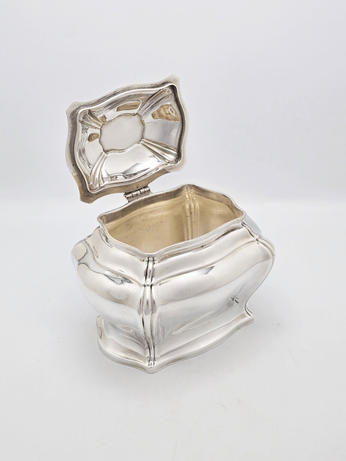 Antique Edwardian Silver Plated Biscuit Box circa 1905