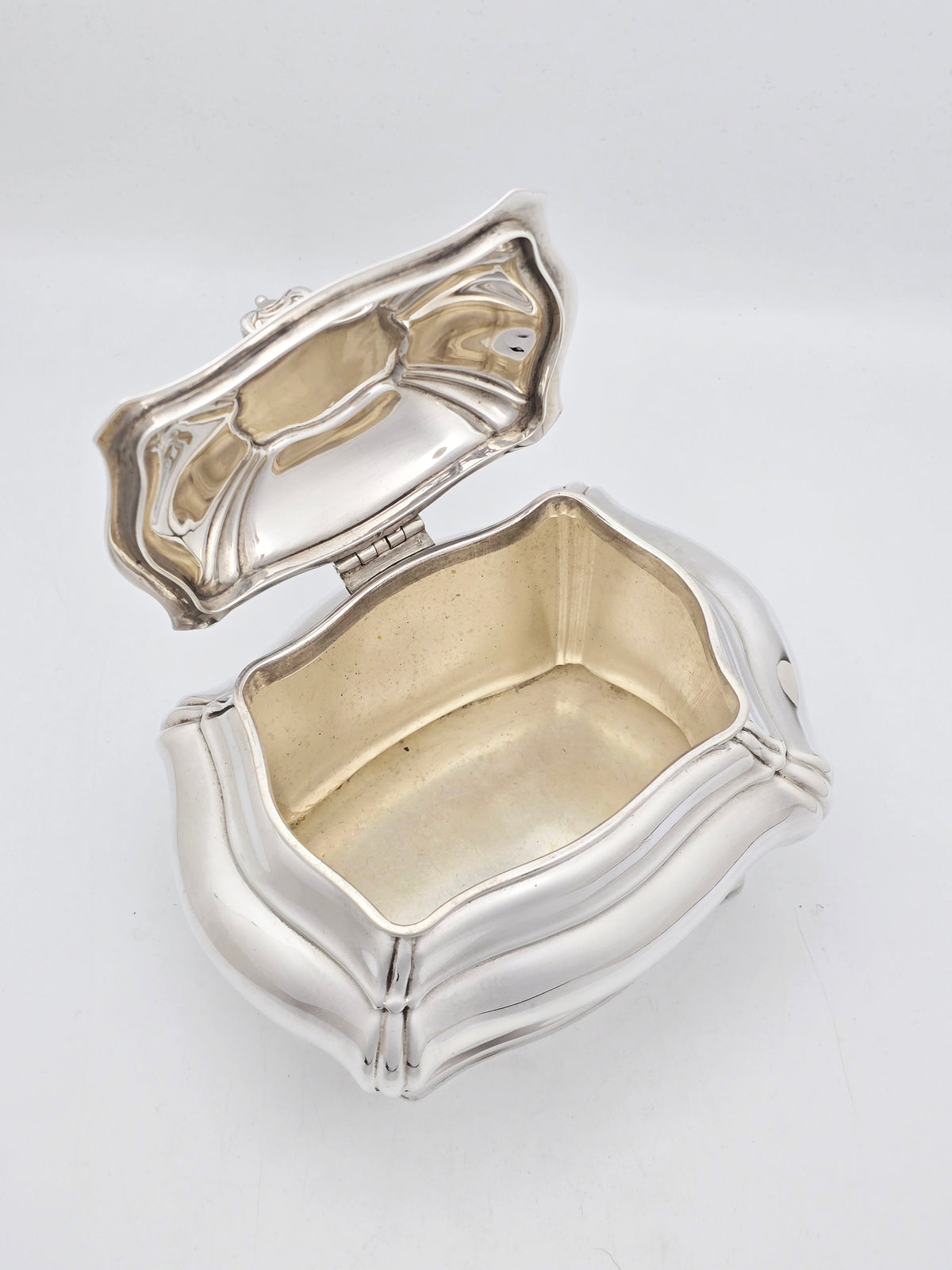 Antique Edwardian Silver Plated Biscuit Box circa 1905
