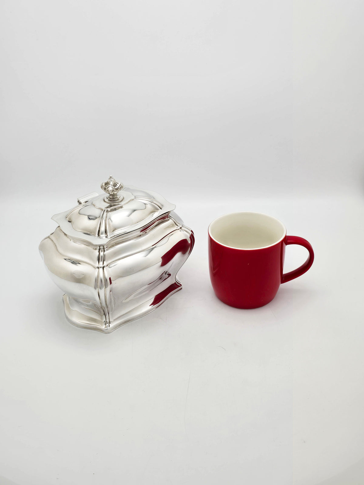 Antique Edwardian Silver Plated Biscuit Box circa 1905