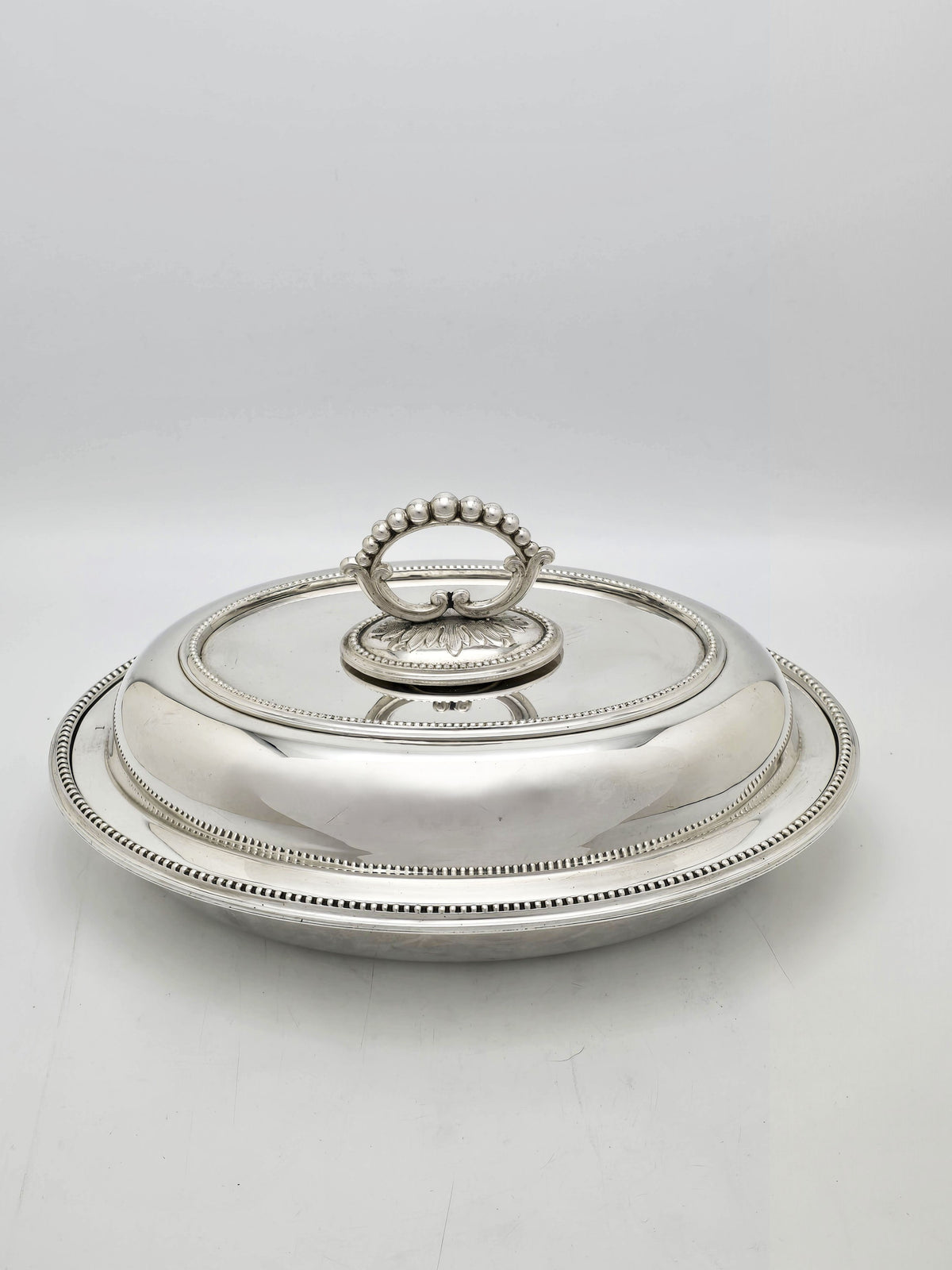 Antique Edwardian Silver Plated Entrée Dish circa 1905