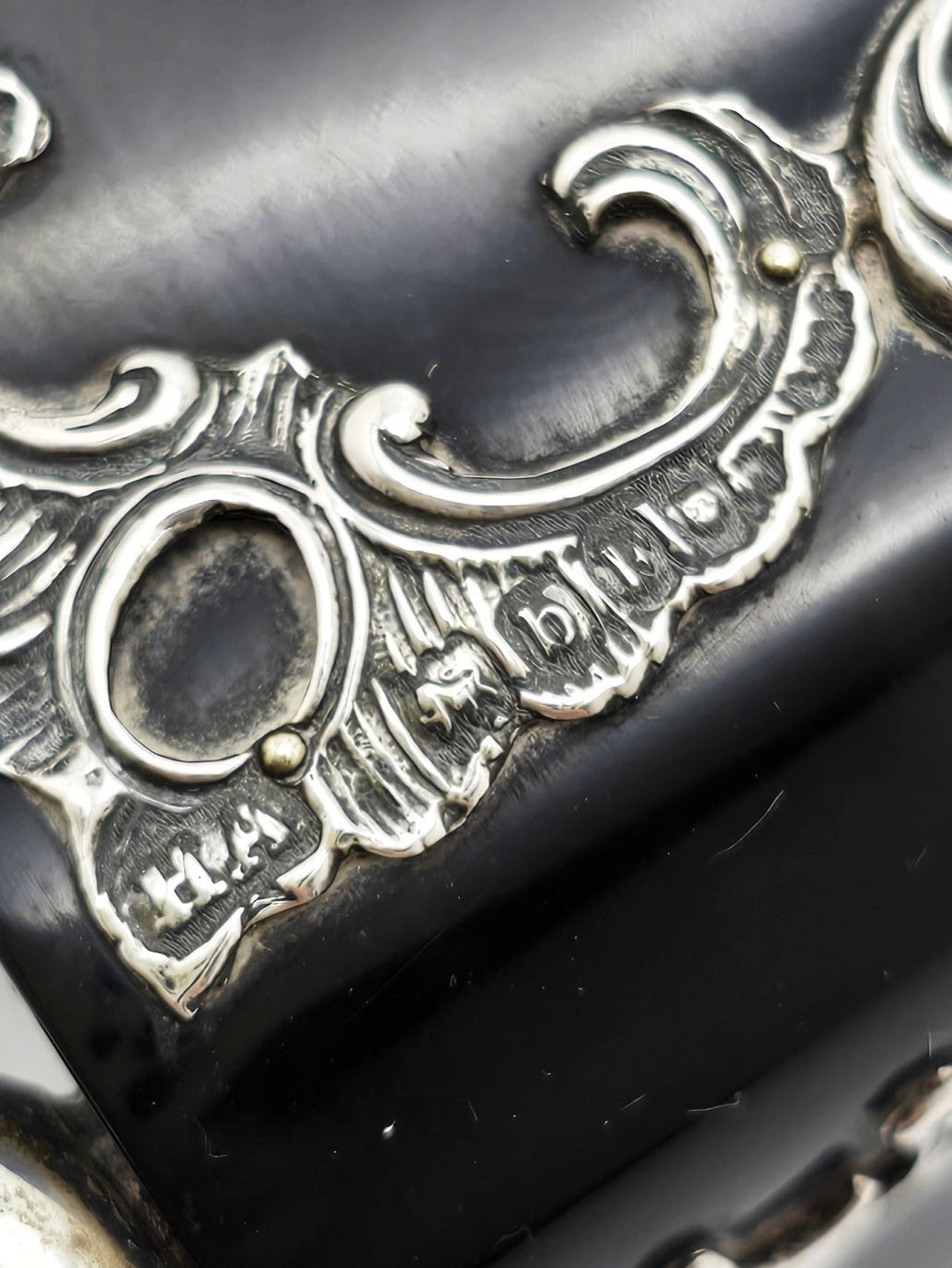 Antique Sterling Silver and Tortoiseshell Jewellery Box London 1897
