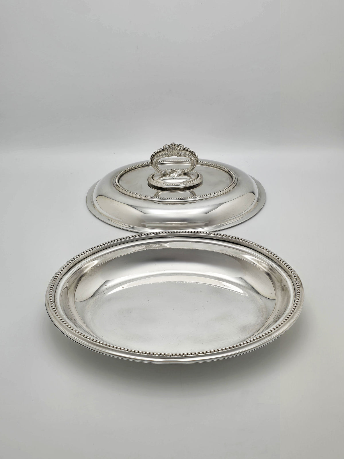 Antique Edwardian Silver Plated Entrée Dish circa 1905