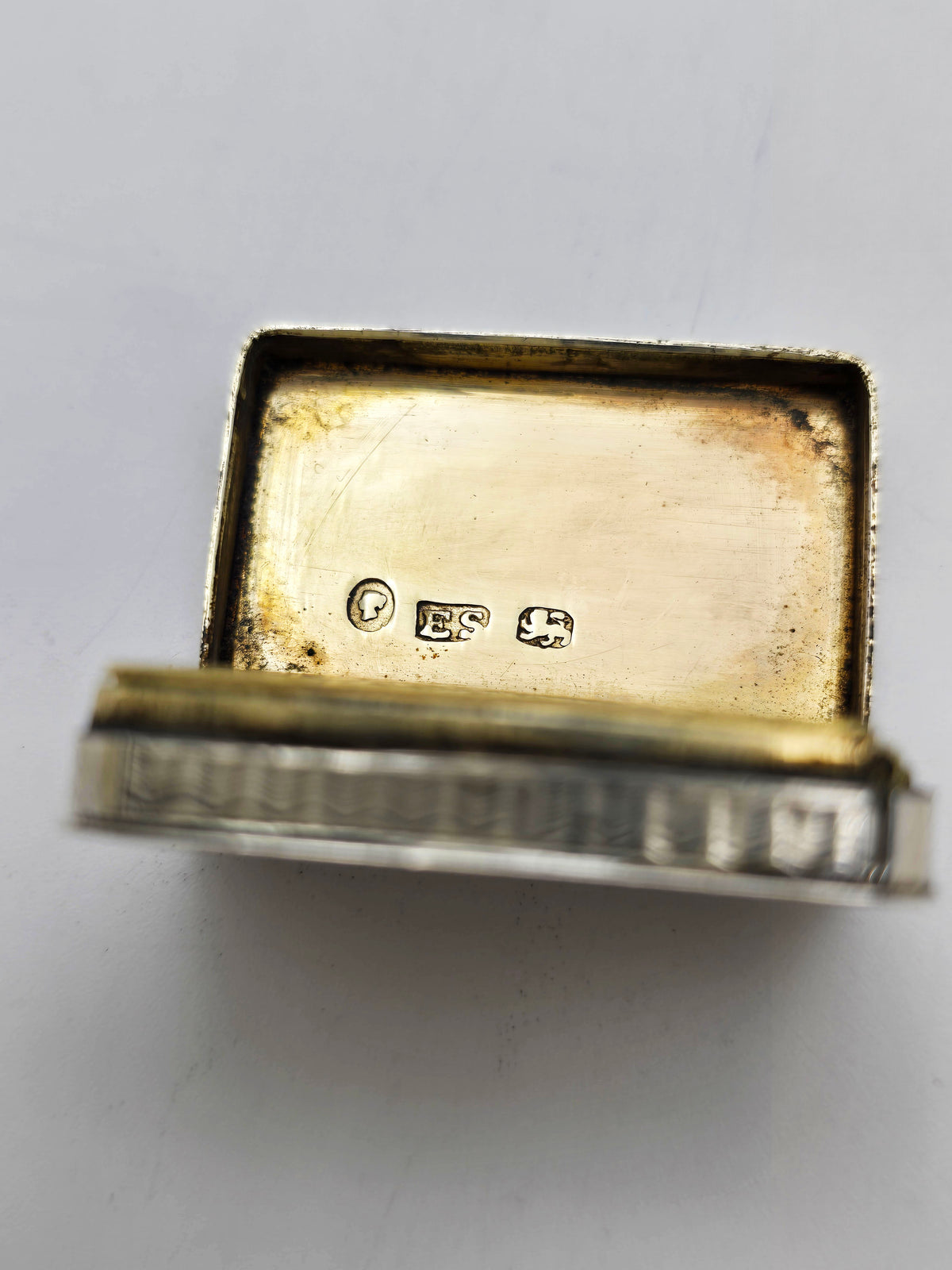 Antique Victorian Sterling Silver Vinaigrette Birmingham 1842