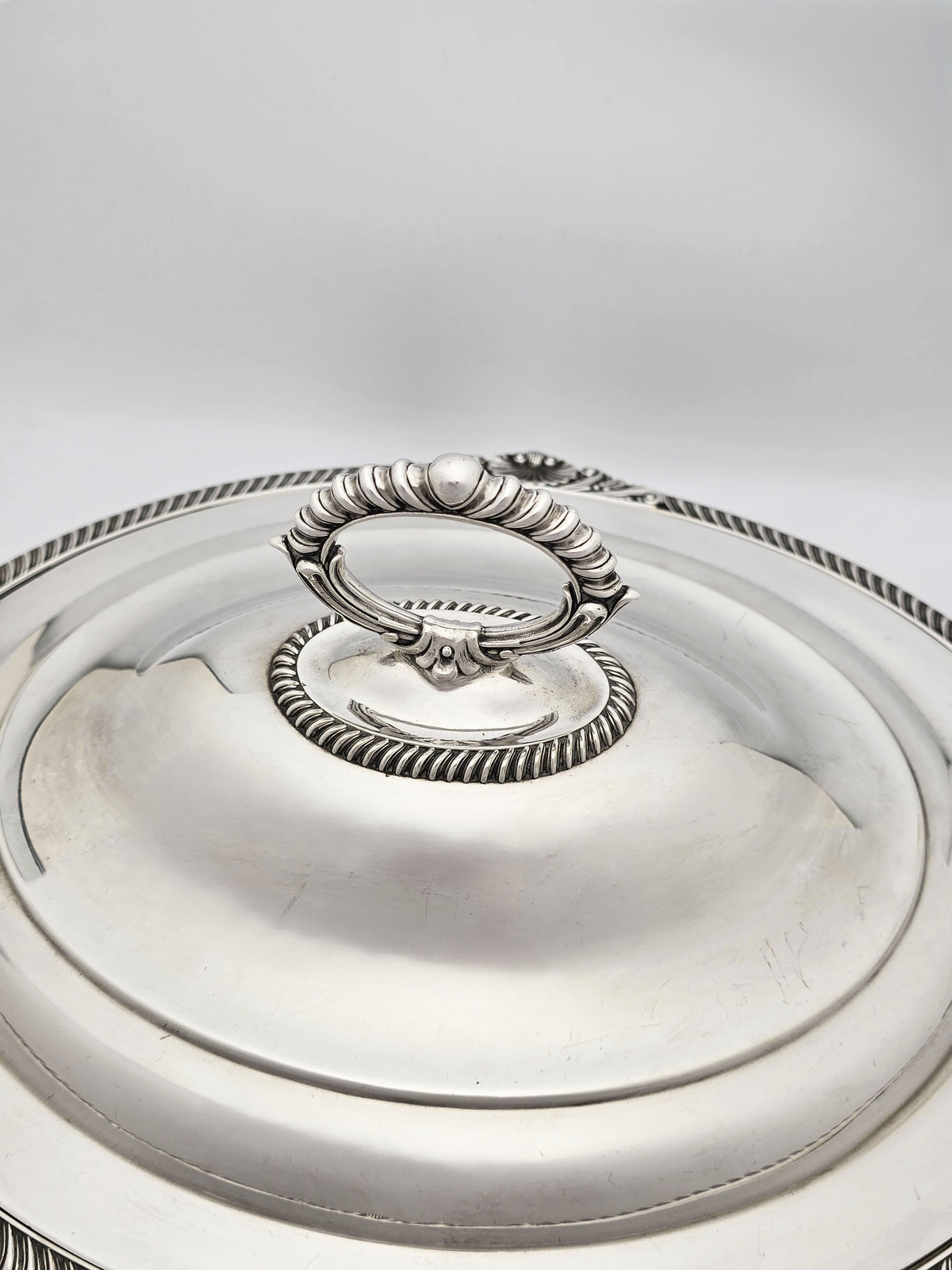 Antique Victorian Silver Plated Large Warming Dish, circa 1880