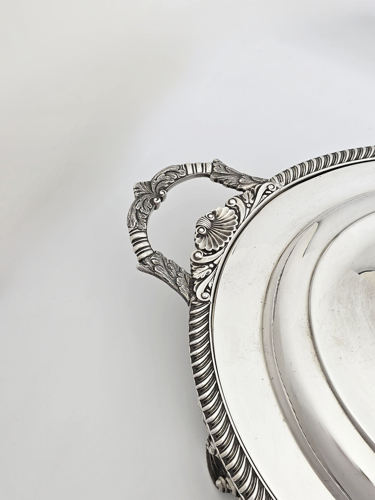Antique Victorian Silver Plated Large Warming Dish, circa 1880