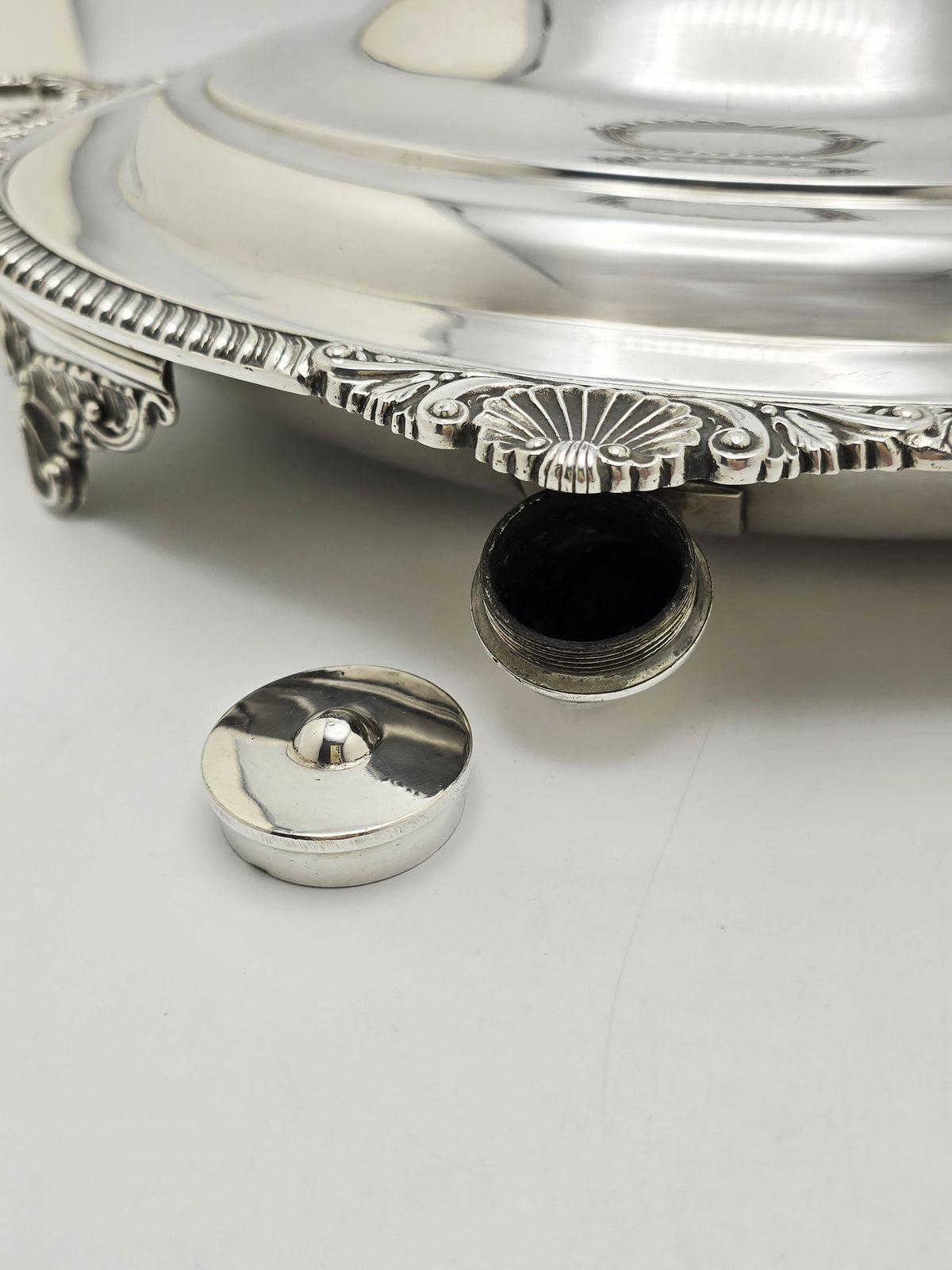Antique Victorian Silver Plated Large Warming Dish, circa 1880