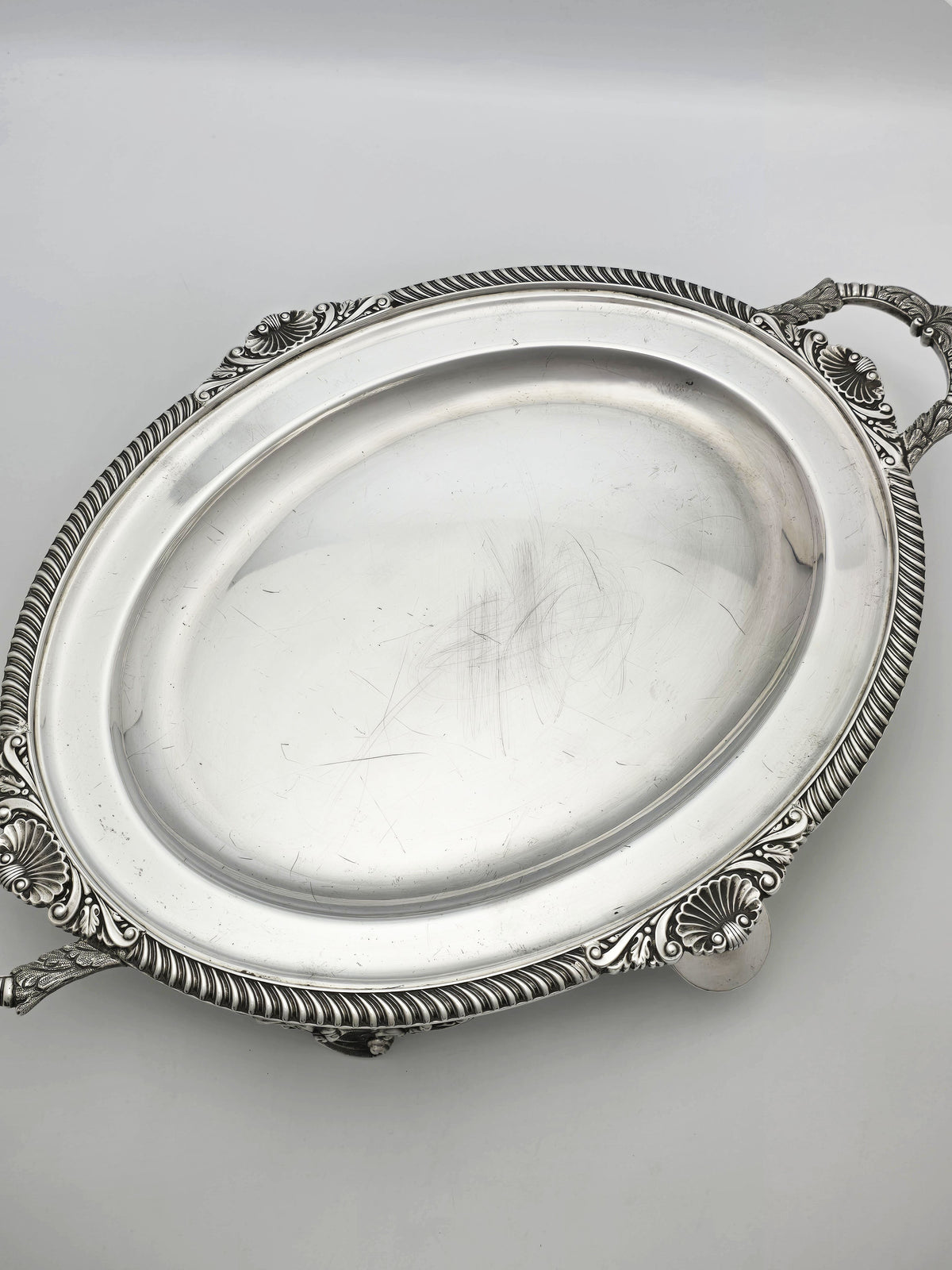 Antique Victorian Silver Plated Large Warming Dish, circa 1880