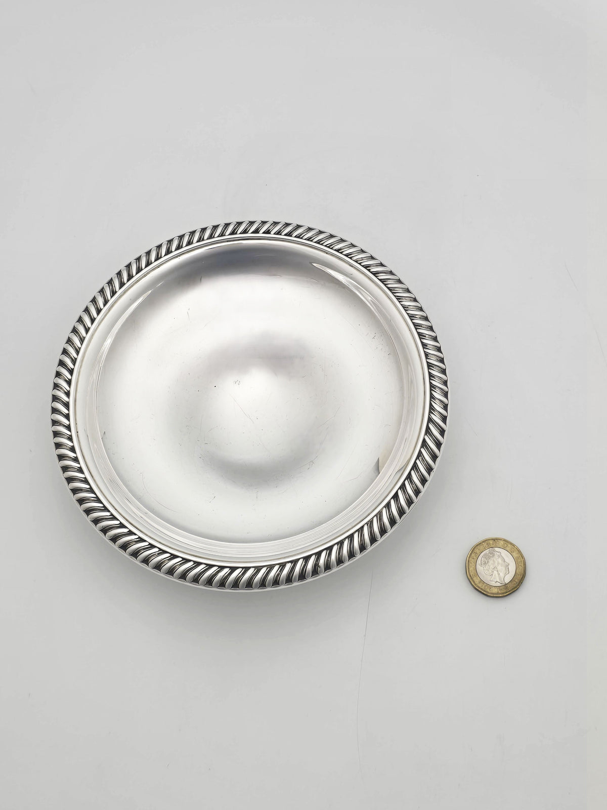 Antique Silver Plated Harrods Serving Dishes with Rope Borders circa 1920