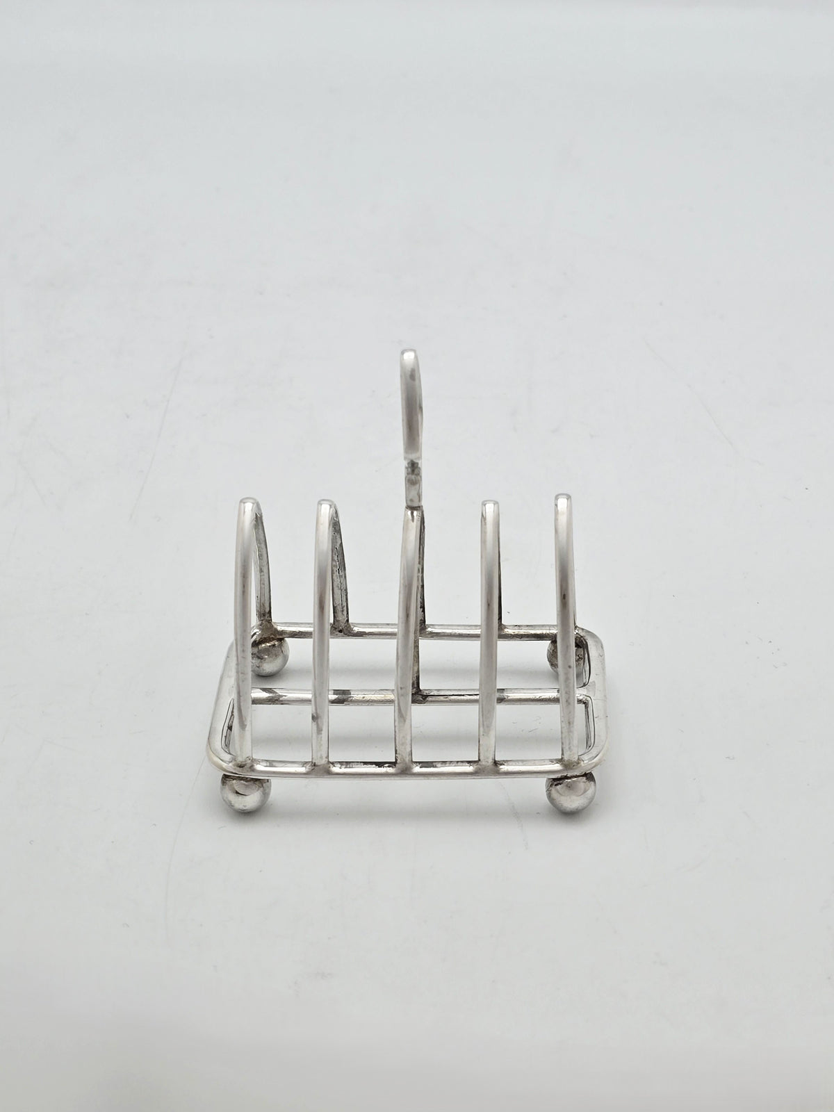 Vintage Art Deco Sterling Silver Small Toast Rack London 1934