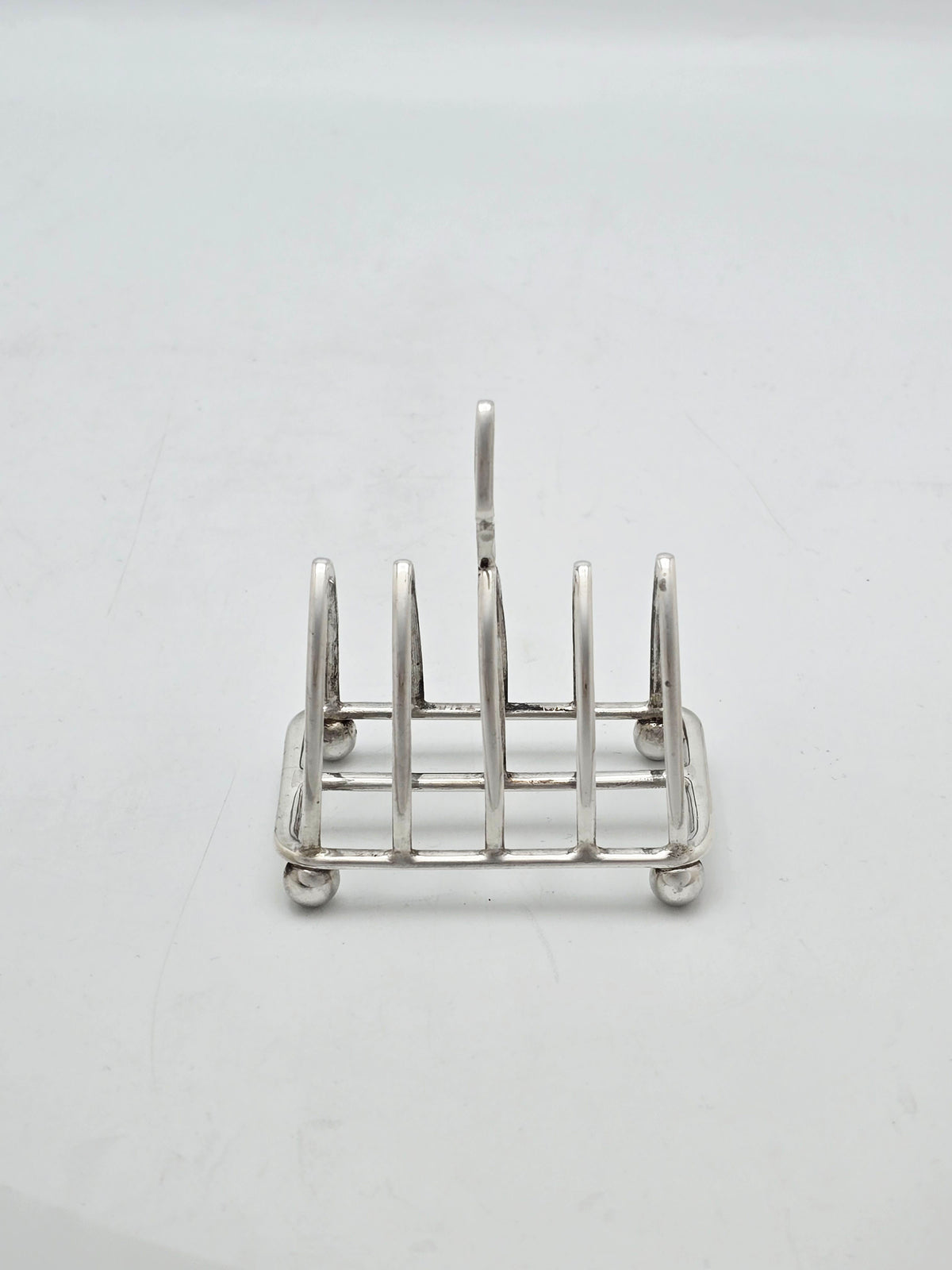 Vintage Art Deco Sterling Silver Small Toast Rack London 1934