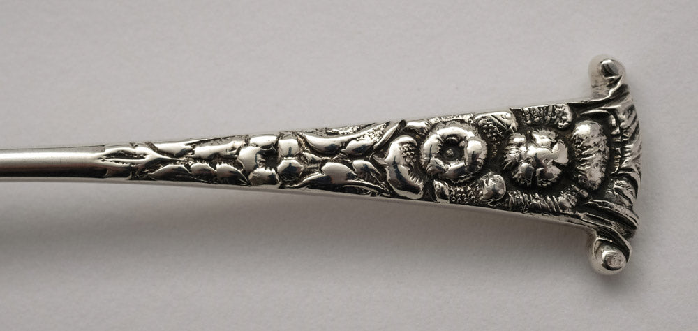 Pretty Pair of Antique Victorian Preserve/Jam Spoons – London 1892