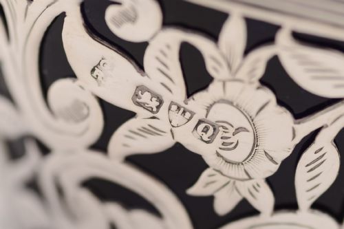 Fine Victorian Silver Pierced & Hand Engraved Cream Pail