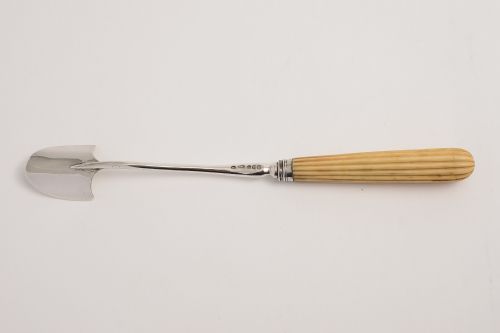 Silver & Ivory Handled Georgian Stilton Scoop