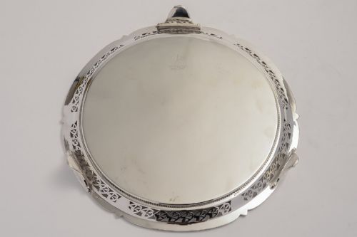 Edwardian Pierced & Embossed Salver