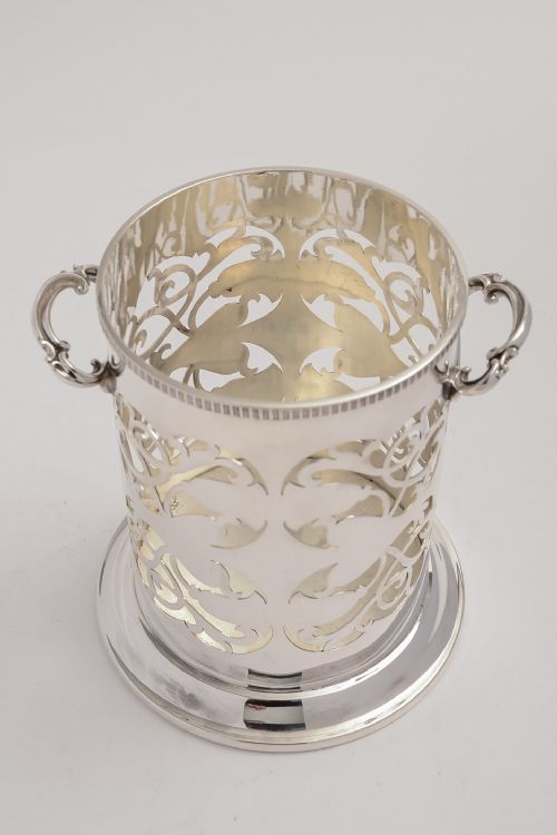 Superb Mappin & Webb Silver Plated Wine/Champagne Bottle Holder