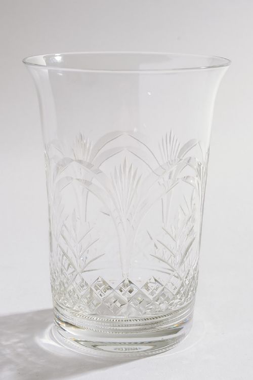 Beautiful Set of Ten Edwardian Cut Glass Tumblers