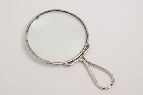 Early 20th C. Sterling Silver Framed Magnifying Glass