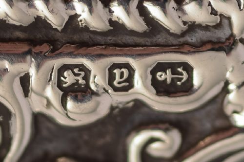 Victorian Silver Dance Card Marker