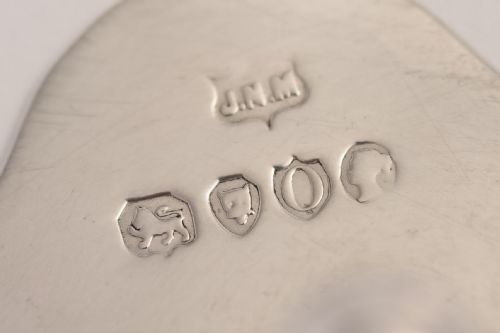 Pair of sterling silver Victorian butter dishes