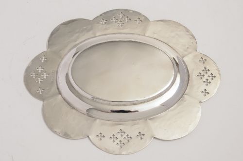 Victorian Silver Plated Swan Topped Butter Dish.