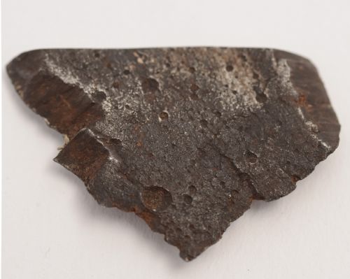 Piece of shrapnel from a bomb dropped by a Zeppelin in England 1916