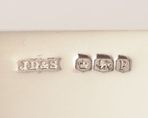 Sterling Silver & Crocodile Hip Flask.