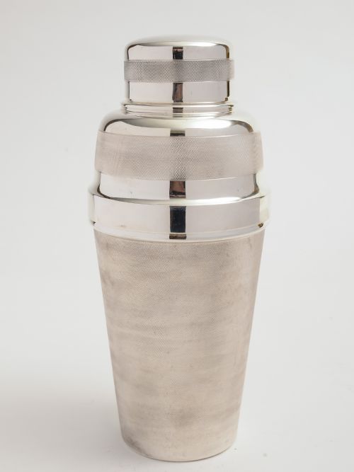 Art Deco Engine Turned Cocktail Shaker