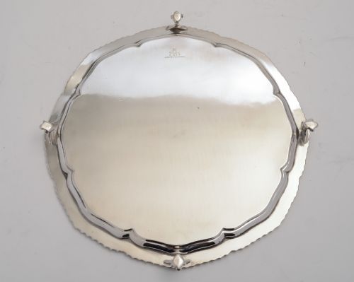 Victorian Silver Plated Salver