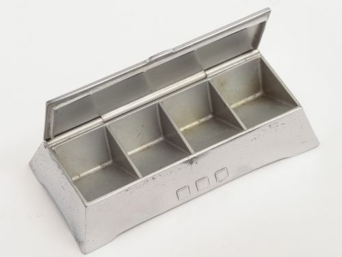 WMF four compartment stamp box