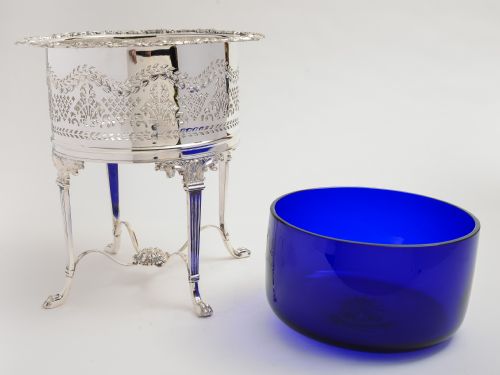 Edwardian Silver plated champagne bucket.