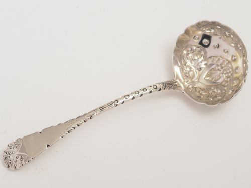 Georgian Silver Sifter Spoon