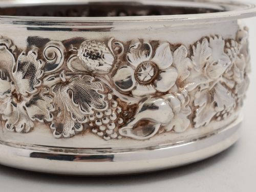 Garrard & Co. Silver plated Wine Coasters