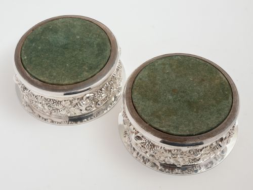 Garrard & Co. Silver plated Wine Coasters