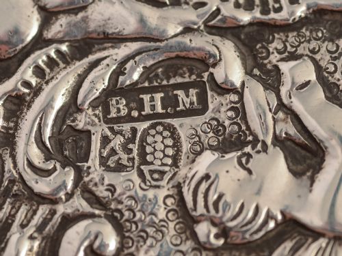 Dutch Silver embossed Tea Strainer