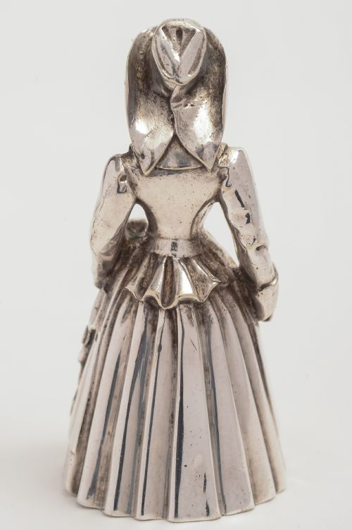 Edwardian silver plated table bell