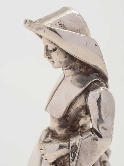 Edwardian silver plated table bell