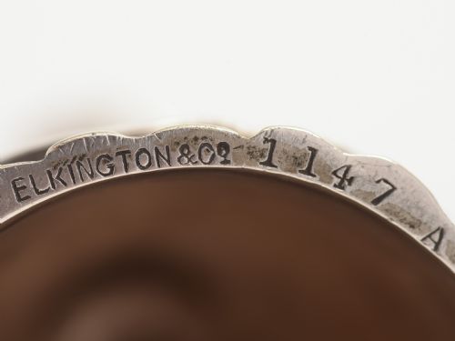 Edwardian silver plated table bell