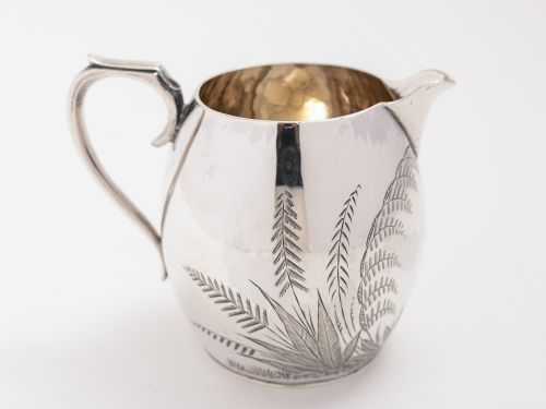 Victorian silver cream/milk jug