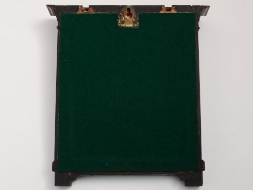 Mahogany & Brass framed plaque