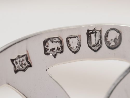 Victorian Solid Silver 4 slice toast rack