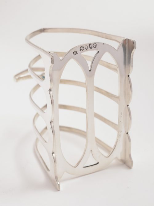 Victorian Solid Silver 4 slice toast rack